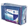 GRE Bâche à bulles d'été pour piscine ovale 7.30m x 3.75m, anti-UV, épaisseur 0.18mm, pour chauffage et protection