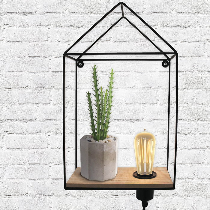 Home Deco Light Lampara-estante Metal BISTROT INDUS Home Deco Light Lampara-estante Metal BISTROT INDUS