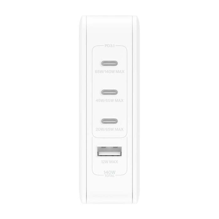 Chargeur mural Belkin WCH014BTWH 140 W Blanc