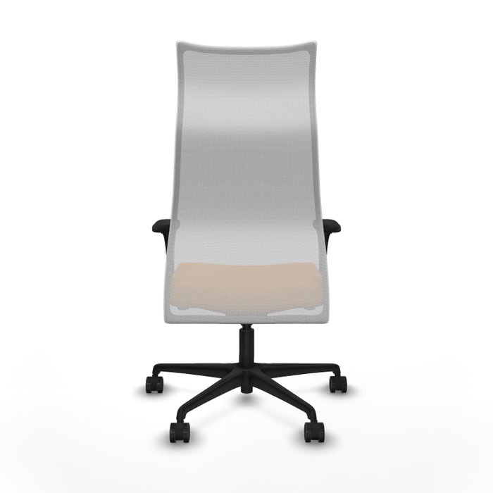 Piqueras y Crespo B1C036N Chaise de Bureau Orange et Blanc