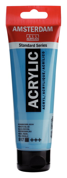 Amsterdam Standard Series Peinture Acrylique Bleu Royal 517, 120 ml Amsterdam Standard Series Peinture Acrylique Bleu Royal 517, 120 ml