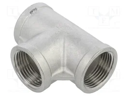 GEBO Connecteur triple joint acier inoxydable 1.4408 G 1" inférieur