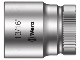WERA Douille Zyklop 6 pans HEX 13/16 1/2 37mm