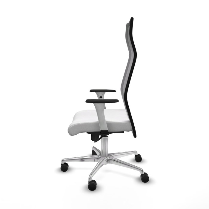 Piqueras y Crespo Chaise de Bureau Albacete Blanc et Noir
