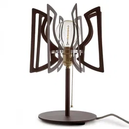 Lampe de Table Abat Jour AM-CA102, Style Vintage-Industriel, Acier