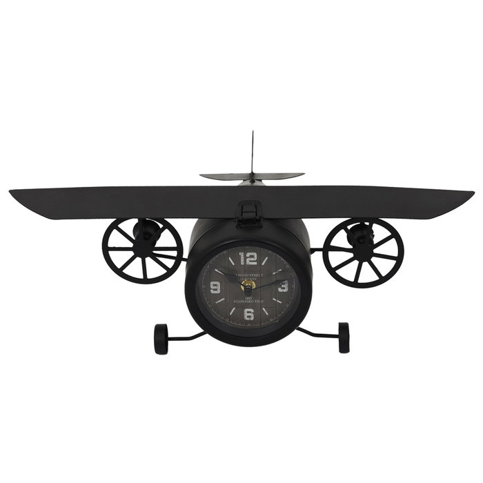 Home Deco Factory Réveil de table Avion Vintage