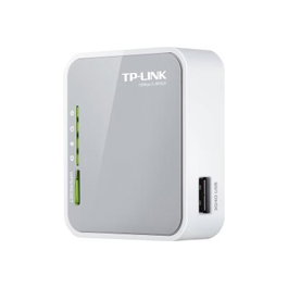 TP-Link TL-MR3020 Routeur mobile 3G/4G portable avec batterie intégrée, point d'accès Wi-Fi et port USB