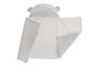 Creaciones Llopis - Manta capucha réversible motif étoile gris 90 x 66 cm - Polyester