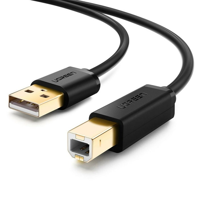 Ugreen Câble USB 2.0 A vers USB B 10351 Noir 3 m Ugreen Câble USB 2.0 A vers USB B 10351 Noir 3 m