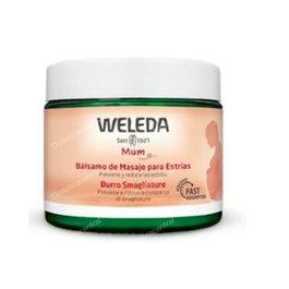 Weleda Baume de massage pour les vergetures 150 ml - Soin anti-vergetures pour peau élastique, grossesse et post-partum