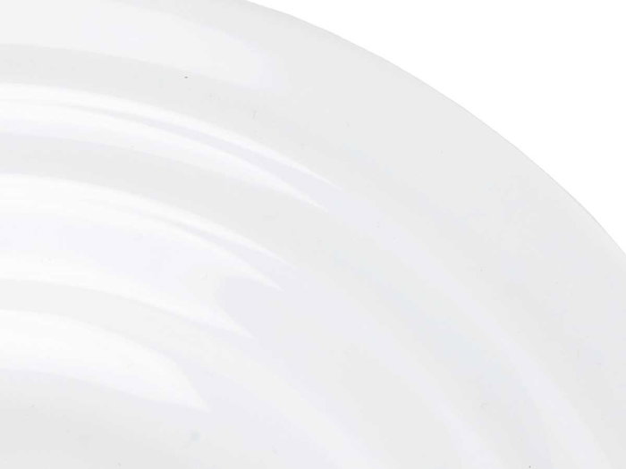 Vivalto Set Vajilla Ondas Opal 18 Pièces Blanc 28x28,5x18 cm (Set de 2)