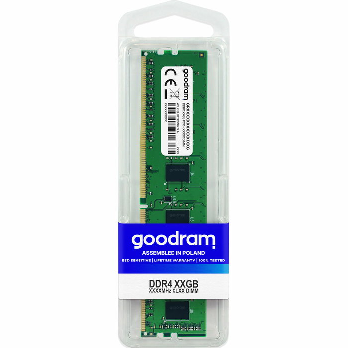 Mémoire RAM GoodRam GR2666D464L19S/16G 16 GB DDR4 2666 MHz CL19 Mémoire RAM GoodRam GR2666D464L19S/16G 16 GB DDR4 2666 MHz CL19