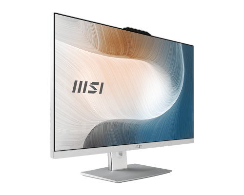 MSI Modern AM272P 1M-1423EU Tout-en-un 27 pouces, Intel 150U, 16 Go, 512 Go SSD, Blanc