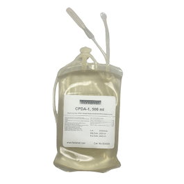 Fioniavet Bolsa de extracción de sangre con CPDA 250ml, 1 unité