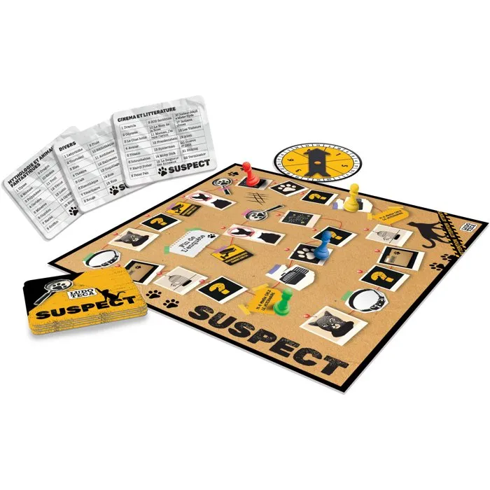 Liscianigiochi Suspect - Jeu de Société de Bluff et Stratégie - Pour 3 à 5 joueurs dès 12 ans - Durée 30 min