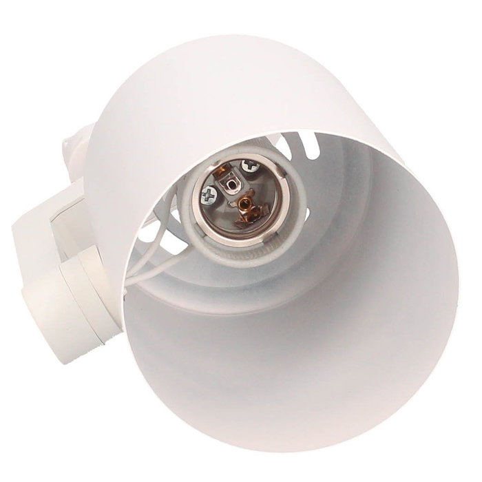 GSC Evolution Foco carril monofásico E27 Blanco