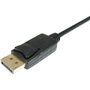 Equip 133438 Adaptateur DisplayPort vers HDMI - Mâle DisplayPort vers Femelle HDMI, 15 cm, Noir, 1080p