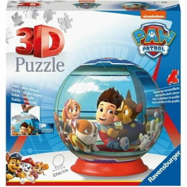 Ravensburger Puzzle 3D Ball Pat'Patrouille, 72 pièces, Diamètre 13 cm