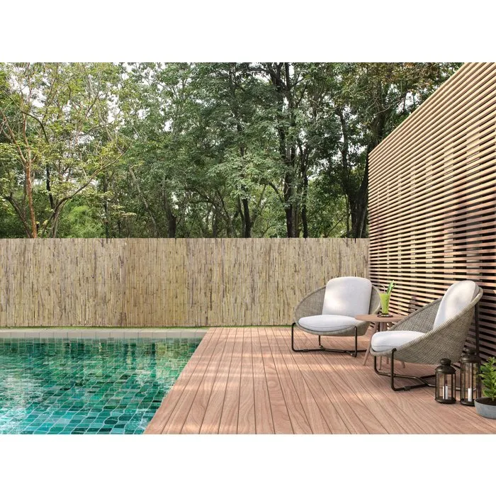 Nature Canisse - Roseaux fendus naturels premium 3 x 1 m, pour clôture ou pergola, occultation 3/5