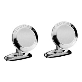 Chopard Boutons de manchette Classic 95014-0086 en acier inoxydable gris