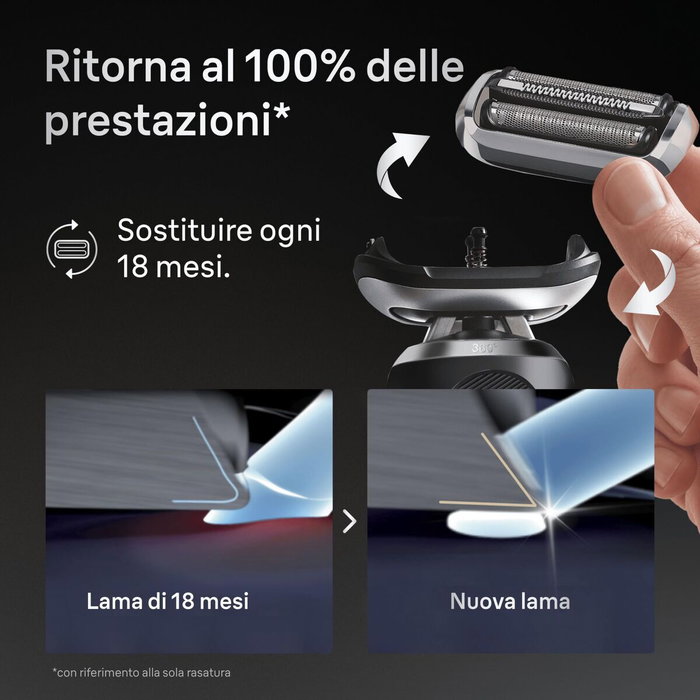 Braun Tête de rasoir Series 7 à 3 lames flexibles