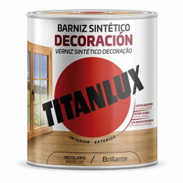 TITAN Vernis synthétique brillant pour bois intérieur et extérieur 4 L