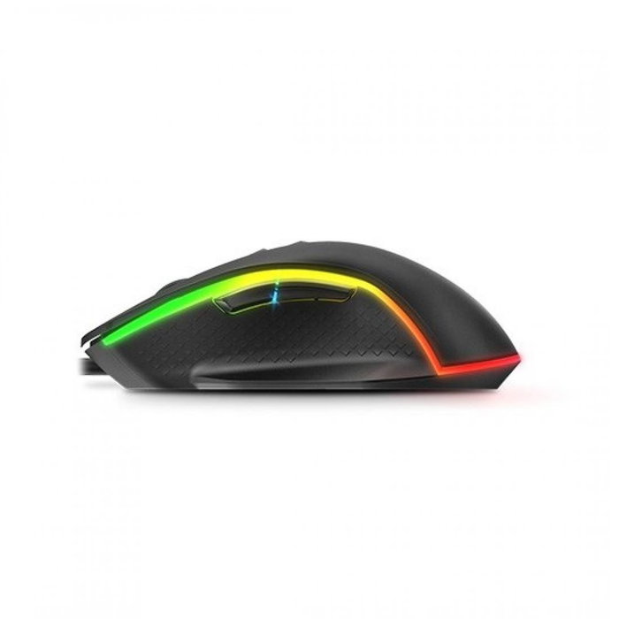 Krom NXKROMKEOS Souris Gaming Keos RGB 6400 DPI, Optique, 7 Boutons Programmables, Ergomique