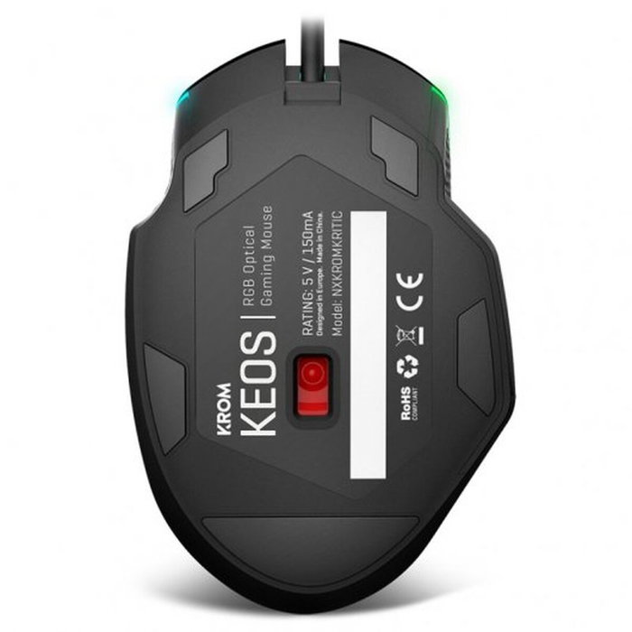 Krom Keos Souris Gaming 6400 DPI RGB Noir