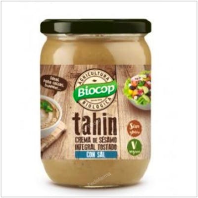 Biocop Tahin Tostado 225Gr Bio Con Sal Pâte de Sésame Grillée Biologique Sans Gluten Vegan Biocop Tahin Tostado 225Gr Bio Con Sal Pâte de Sésame Grillée Biologique Sans Gluten Vegan