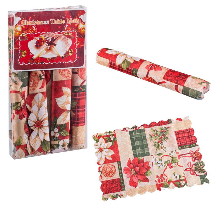 BigBuy Home Kit de sets de table Multicouleur Polyester 31 x 17 cm (6 Unités)