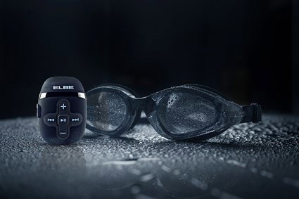 ELBE MP-118 - Lecteur MP3 portable résistant à l'eau 4GB certifié IPX8 pour natation