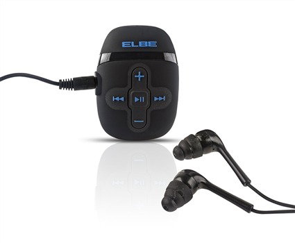 ELBE MP-118 - Lecteur MP3 portable résistant à l'eau 4GB certifié IPX8 pour natation