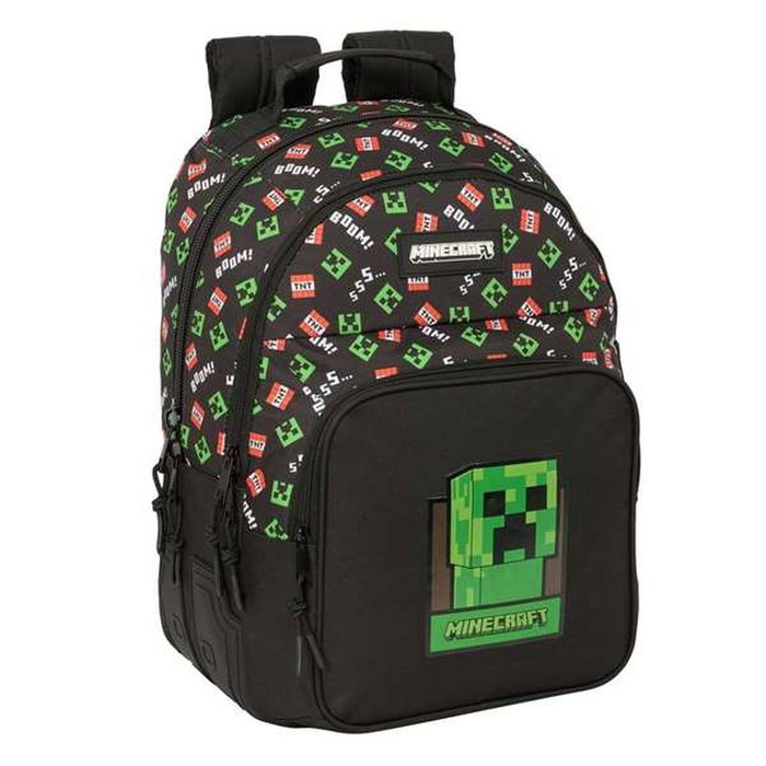 Safta Cartable Minecraft Noir 32 x 42 x 15 cm