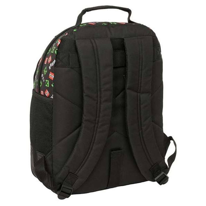 Safta Cartable Minecraft Noir 32 x 42 x 15 cm
