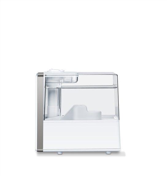 Beurer LB-88 Humidificateur d'air ultrasonique blanc avec chauffage de l'eau - Silencieux, pour pièces jusqu'à 48 m², avec diffuseur d'arômes