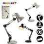 PINCELLO Lot de 6 lampes de bureau flexo en métal, couleurs assorties