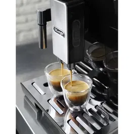 Delonghi ECAM 44.660.B Machine à café expresso avec broyeur 1450 W - Réservoir à grains 400 g, carafe à lait 0.6 L, pression 15 bars - Noir
