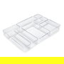 Emuca Kit de 8 seaux organisateurs Cube pour tiroirs, Plastique, Transparent