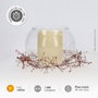 GSC Evolution Guirlande LED de mini perles rouges 1,8 m Lumière chaude