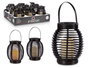 GIFTDECOR Farol Vela LED con Asa 16,5x21 cm Gris oscuro