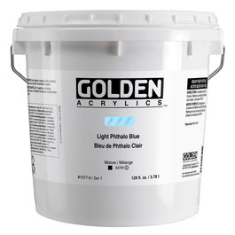 Golden Couleurs Acryliques Heavy Body Bleu Phthalo Clair 3,78 L