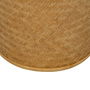 Pouf RATÁN Naturel Rotin 40 x 40 x 46 cm (2 Unités)