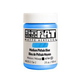 Golden SoFlat Colores Acrílicos Medio thaloazul 59 ml