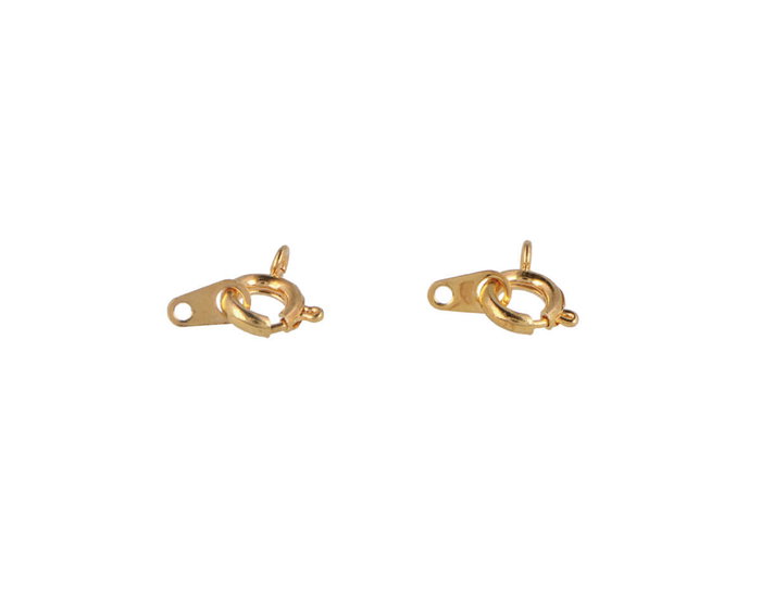 Innspiro Fermoirs à anneau avec ressort dorés 6mm (Lot de 7) de couleur dorée Innspiro Fermoirs à anneau avec ressort dorés 6mm (Lot de 7) de couleur dorée
