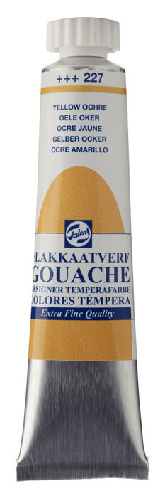 Talens Tempera Extra Fine Ocre Jaune 227 - 20 ml Talens Tempera Extra Fine Ocre Jaune 227 - 20 ml