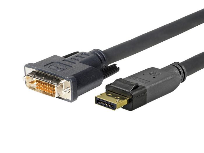 Vivolink Adaptateur Câble DisplayPort vers DVI-D 15m Noir Vivolink Adaptateur Câble DisplayPort vers DVI-D 15m Noir
