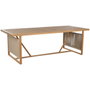Ensemble Table + Chaises Home ESPRIT Marron 230 x 100 x 75 cm