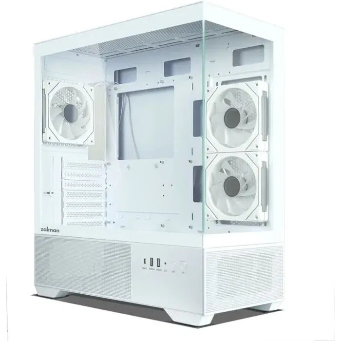 Boîtier ATX semi-tour Zalman CHRONIX WHITE Blanc