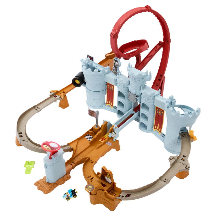 Hot Wheels Coffret Mario Kart Château de Bowser avec véhicule Kamek Hot Wheels Coffret Mario Kart Château de Bowser avec véhicule Kamek