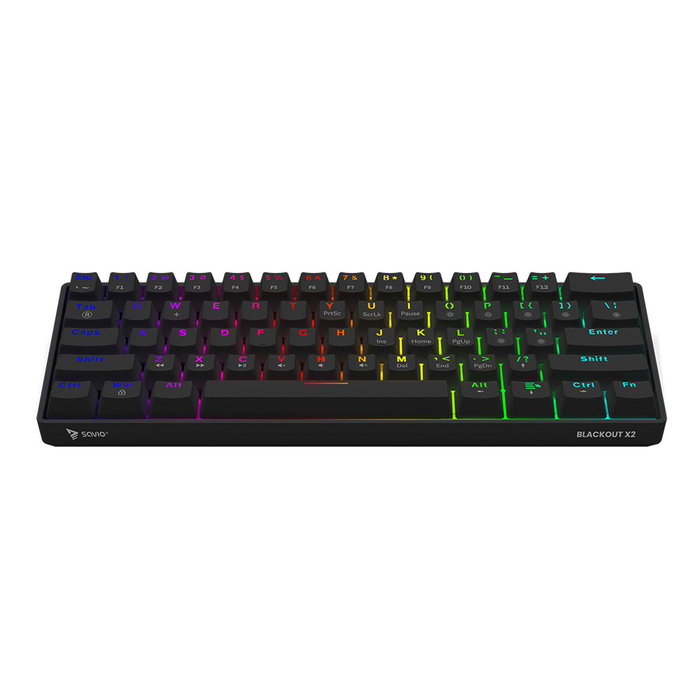 Savio BLACKOUT X2 Blue Noir Qwerty US